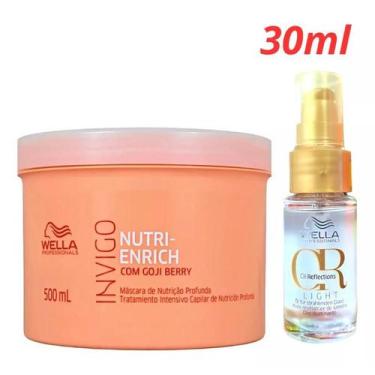 Imagem de Wella Enrich Máscara Nutrição Produnda Oil Light Luminosos - Wella Pro