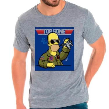 Imagem de Camiseta Desenho Bart Simpsons Homer Simpsons Lançamento 09 - DESIGN C