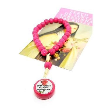 Imagem de Terço Dezena de Mão Coroa das Rosas Santa Teresinha do Menino Jesus - 