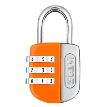 Imagem de Cadeado Armário Segredo Numérico Mala Mochila Viagem 25mm - Stam