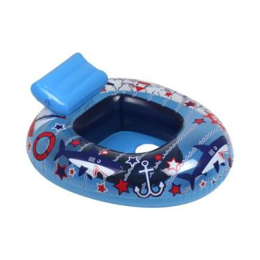Imagem de Bote Infantil Inflável c/ Fralda Amigos Aquáticos Cores Sortidas Bel, 