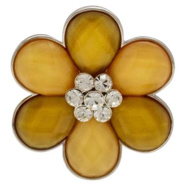 Imagem de Broche Strass Flor BRG0068 - Akasaki, Prateado