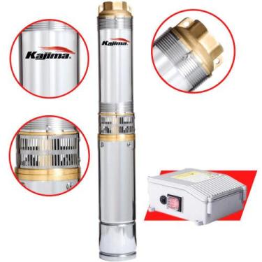 Imagem de Eletrobomba Submersa 2,5" 0,3CV 127V 5,3A 11E Com Filtro de Sucção e C
