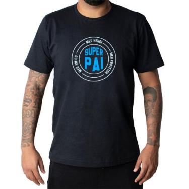 Imagem de Camiseta Masculina Dia Dos Pais Super Pai Meu Herói - SEMPRENALUTA, Pr