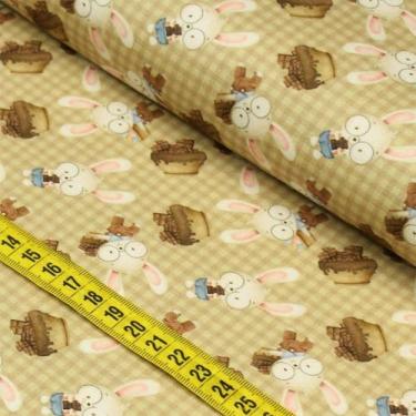 Imagem de Tecido Estampado Para Patchwork - Páscoa DP044 (0,50x1,50) - Fabricart