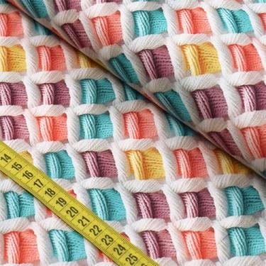Imagem de Tecido Estampado para Patchwork - Crochê 2 (0,50x1,40) - Fabricart
