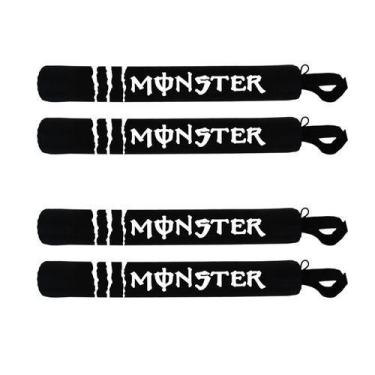 Imagem de Defensa Para Jet Ski Com Logo Monster (2 Pares) - SPTS, Preto