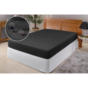 Imagem de Capa Colchão Cama Solteiro Impermeável Anti-ácaro 4 Camadas - AM BORDA