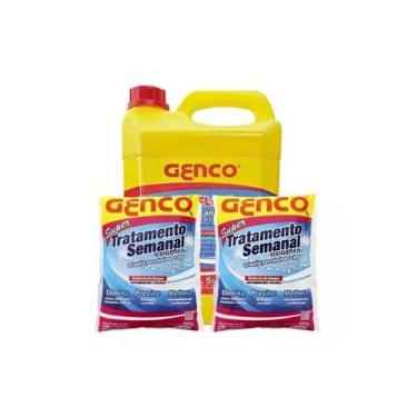 Imagem de Kit genco 2 super tratamento semanal 400g + clarificante 5l