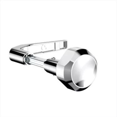 Imagem de Fechadura Externa Porta Ferro Maçaneta 03/02 Cromada Inox - Stam