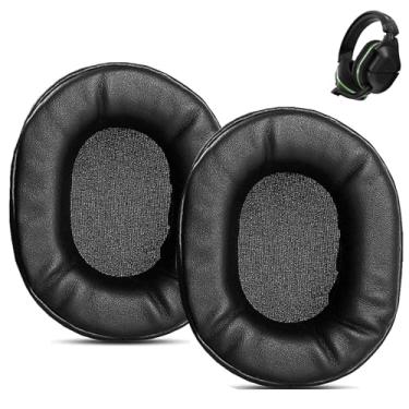 Imagem de ACCOUTA Almofadas auriculares compatíveis com Turtle Beach Stealth 600 700 420X 450 520 500P 500X Xbox PS4 Almofadas de substituição com couro de proteína mais macio e espuma viscoelástica