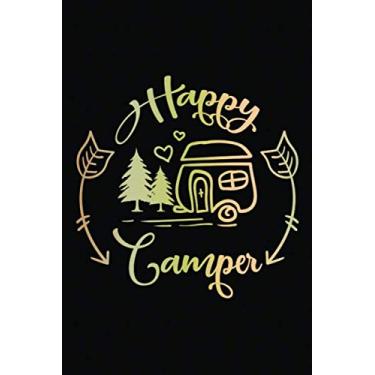Imagem de Our Travel Memories Journal: Happy Camper | Blank Lined Adventure Diary | Valentine's Day Gift Card Alternative For Couple And Family (Love Keepsake Notebook)