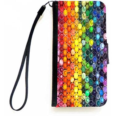 Imagem de Rikki Knight Capa carteira flip colorida para iPhone com aba magnética para Apple iPhone 5c