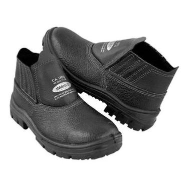 Imagem de Bota Botina de segurança bico pvc Imbiseg construção civil indústria, 