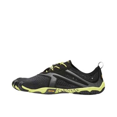 Imagem de Vibram Tênis masculino FiveFingers V-Run, Preto, amarelo, 10.5-11 US