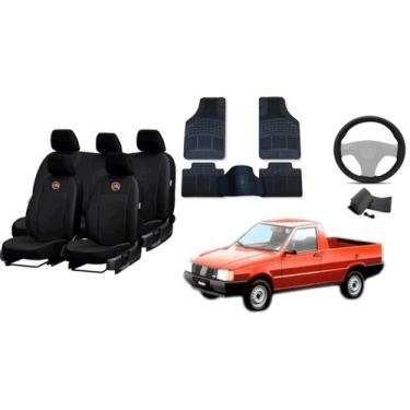 Imagem de Kit Capas Simples e Elegantes para Fiorino 1977-1996 com Tapetes - aer