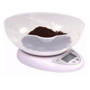 Imagem de Balança Para Cozinha Digital Com Cuba Acrilico De Alta Precisao 5kg