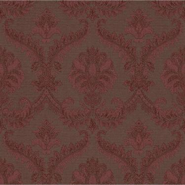 Imagem de Papel De Parede Tradizioni Damask Vinho 33338