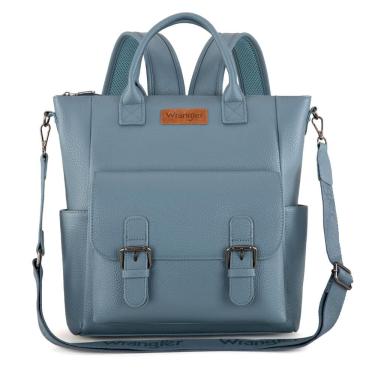 Imagem de Mochila feminina Montana West Wrangler de couro vegano