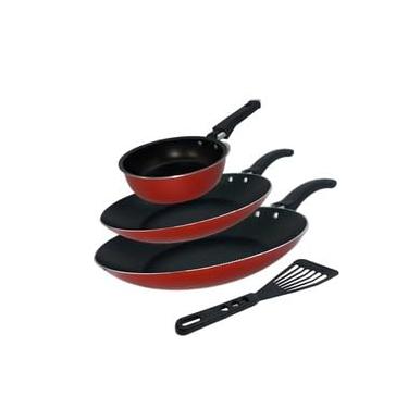 Imagem de Conjunto De Panelas Antiaderentes De 3 PeçAs(Vermelho)