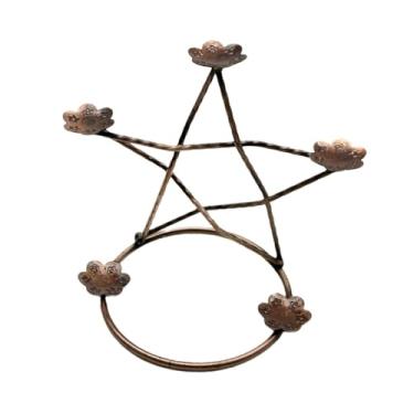 Imagem de de suporte de cristal de suporte de metal de suporte cristal, Ouro Rosa Antigo