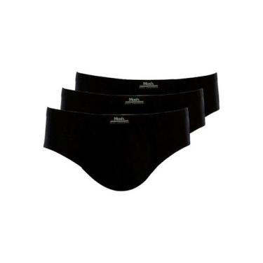 Imagem de Kit com 3 Cuecas Slip Mash 074.58, Preto, GG