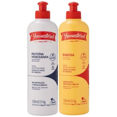 Imagem de Kit Yamasterol Branco + Babosa Creme Multifuncional Capilar C/Proteina Yama Profissional 320ml