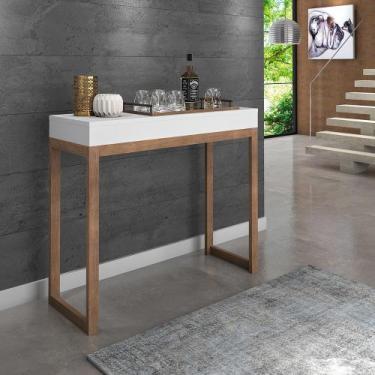 Imagem de Aparador Planalto 90cm Mesa Cantinho Do Café Decorativo - Mobigu, Bran