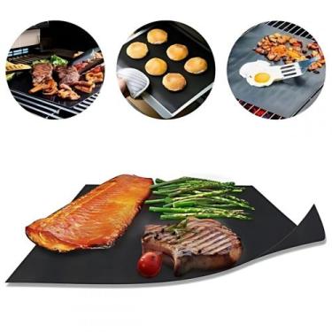 Imagem de Manta Grill Tapete Churrasqueira Grelha Teflon Antiaderente - Carisma