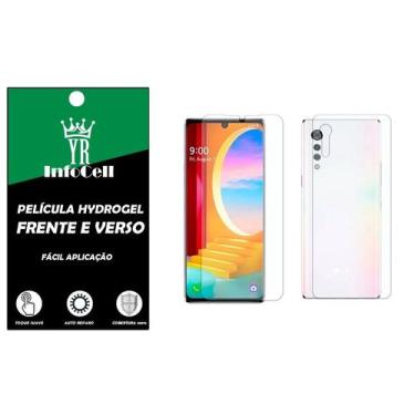 Imagem de Película Gel Hidrogel Frente E Verso para LG Velvet 5g - YR InfoCell