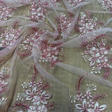 Imagem de Renda Bordado - Euro textil, Rosa
