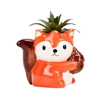 Imagem de OXART Vasos de suculentas - Vasos pequenos para plantas com orifícios de drenagem, mini vasos de flores de cerâmica para plantas suculentas internas e externas - Plantas não incluídas