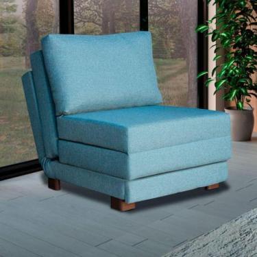 Imagem de Poltrona Cama Mova_MA que se Transforma em Sofá Cama Solteiro Reclináv