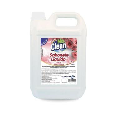 Imagem de Sabonete Líquido Mix Clean Concentrado - Rosas - 5L