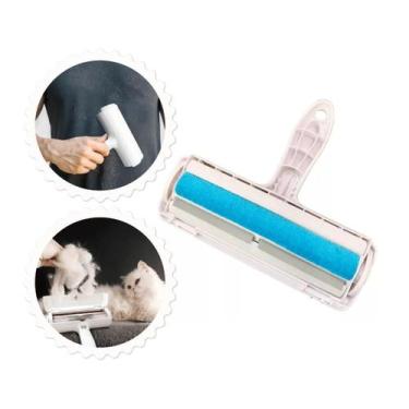 Imagem de Escova Tira Pelos Smart Clean Para Cães Gatos Carpete Sofá - Fluffie, 