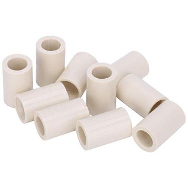 Imagem de Ponteiras para tacos de bilhar, 40 peças de tubos de ferramenta de reparo de haste de fibra branca para tacos de sinuca de 12 mm de diâmetro externo de 8 mm de diâmetro interno para reparo de taco de