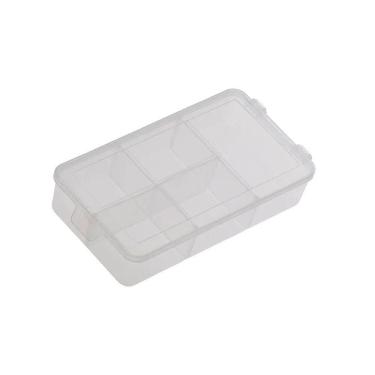 Imagem de Caixa Organizadora Box Tamanho P 5 Divisorias - Ref 142
