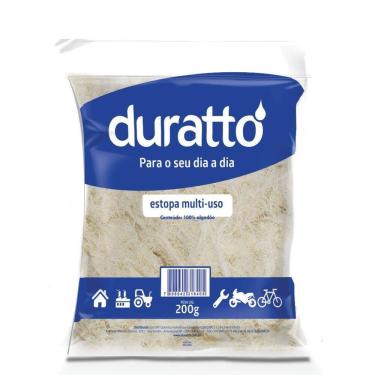 Imagem de Estopa de Limpeza 200g Branca p/ Oficina e Pintura