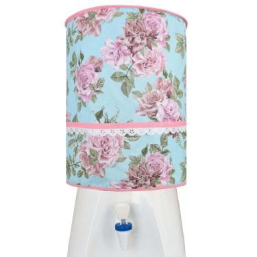 Imagem de Capa De Galão De Água 20l Floral Azul - Recanto da Costura