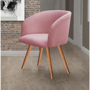 Imagem de Poltrona Atenas Pé Palito Decorativa para Sala de Estar