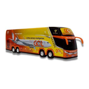 Imagem de Brinquedo Ônibus Empresa Linhas Aéreas Gol 30Cm Voe Gol