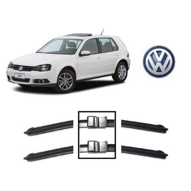 Imagem de Par de Palhetas Limpador de Parabrisa Dianteiro Volkswagen Golf G4 Sportline ano 2008 em Diante