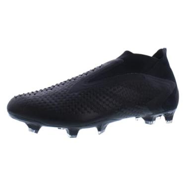 Imagem de Adidas Tênis unissex Predator Accuracy+ Firm Ground, Core Black/Core Black/Cloud White, 12 Women/11 Men