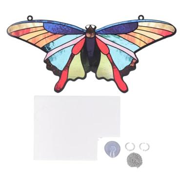 Imagem de Janela de Vidro Manchado Suncatcher, Vidro Animal Sun Catcher Acrílico Translúcido Colorido Pendurado Pingente Ornamento Janela Com 50cm Sucker Cadeia Fina para Janela Porches