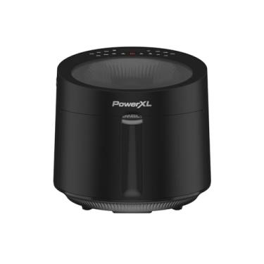 Imagem de PowerXL LUMINX 5,3 QT Frigideira de ar com luz radiante, aquece a 400 °F em 2,4 segundos, desligamento automático, 12 predefinições de toque rápido, janela de clarabóia de vidro