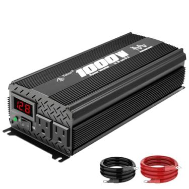 Imagem de Tebrol Inversor De Onda Senoidal Pura De 1000 W, Conversor De 12 V Cc Para 120 V Ca Para Residências, Trailers, Caminhões E Inversores De Energia Solar Off-Grid