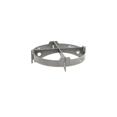 Imagem de Para-brisa de fogão a gás de acampamento de titânio com rack de fogão estendido para para-brisa de titânio puro X5 com suporte para acampamento externo individual com caixa de armazenamento
