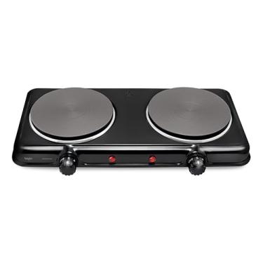 Imagem de Fogão De Mesa Elétrico Double Cook 2 Bocas 2000w(127V - PRETO)