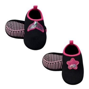 Imagem de Kit Sapatilha Infantil Antiderrapante Magicc Kids S109 S110, 25/26