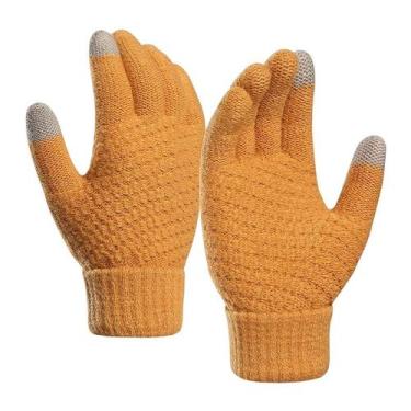 Imagem de Luvas Inverno Touch Screen Toque Celular Frio Vento Feminina - Modas F